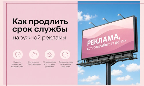 Как продлить срок службы наружной рекламы в Самаре